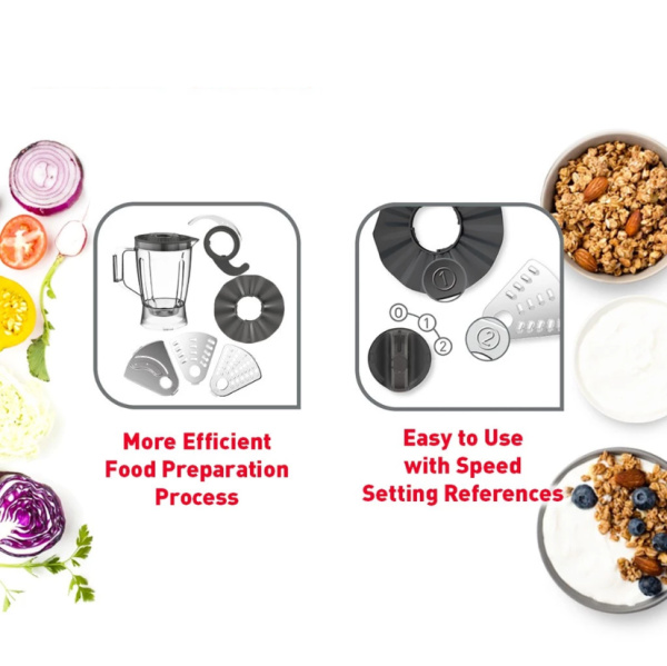 TEFAL Easyforce Food Processor DO2461 (DO246165) - Image 4