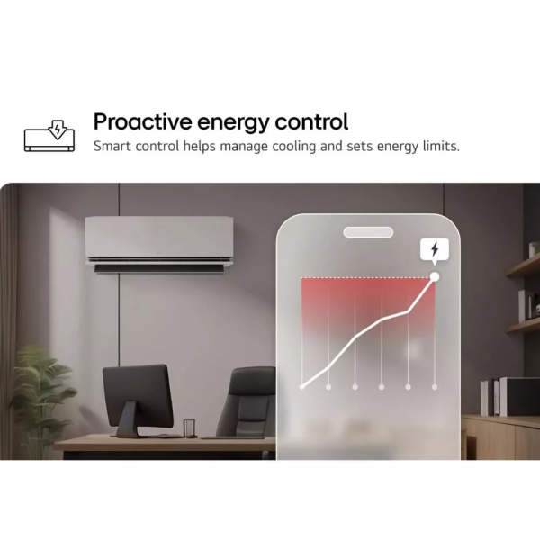 LG 1HP Inverter DUALCOOL AI Air Conditioner Soft Air Mode S3-Q090A1DA | 5 Star Efficient Cooling  - Image 3