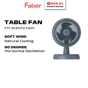 FABER 8" Circulation Table Fan FTF SCENTO C5211