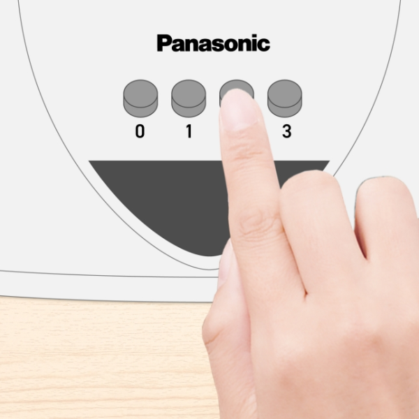PANASONIC 16" Table Fan F-MN404 (Random Color) | 3-speed 5 Star Energy Efficient - Image 3