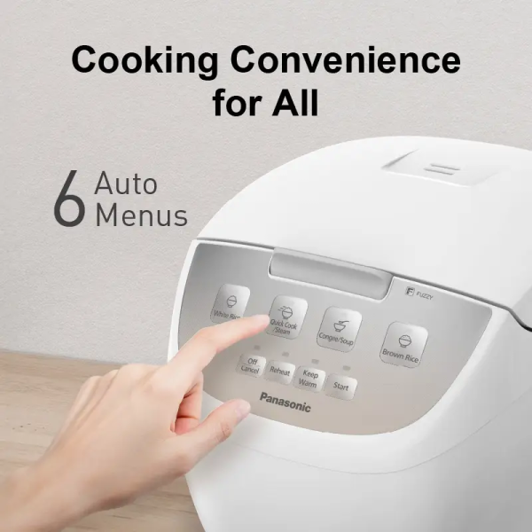 PANASONIC 1.8L Microcomputer Rice Cooker SR-DC186WSK - Image 4
