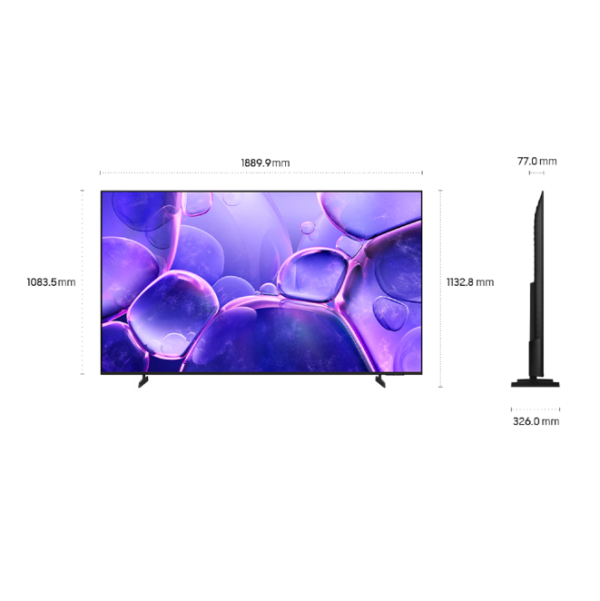 SAMSUNG 85" U8000F Crystal UHD 4K Smart TV UA85U8000FKXXM - Image 2