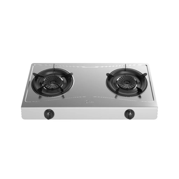 MIDEA 2 Burners Gas Stove MGS-T2133S | 3.3kW Portable Stainless Steel - Image 4
