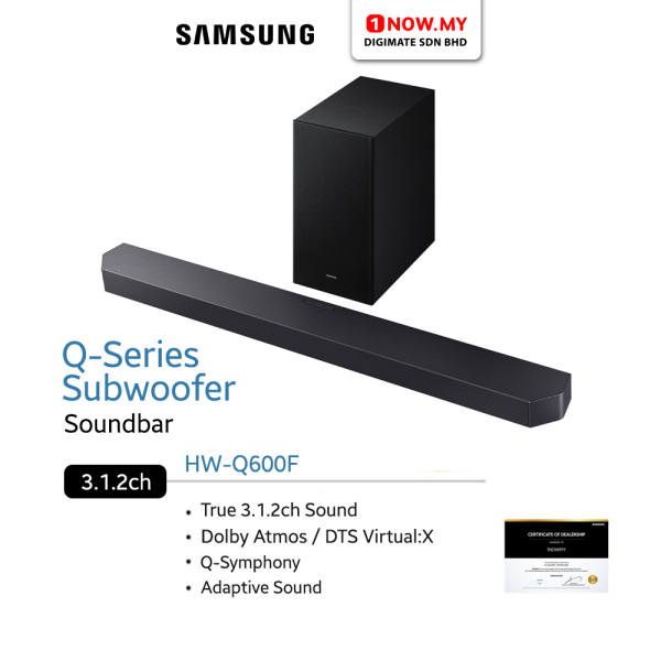 SAMSUNG 3.1.2ch Q-series Soundbar Subwoofer HW-Q600F