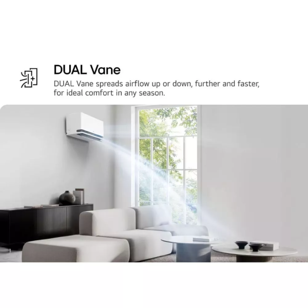 LG 1HP Inverter DUALCOOL AI Air Conditioner Soft Air Mode S3-Q090A1DA | 5 Star Efficient Cooling  - Image 5