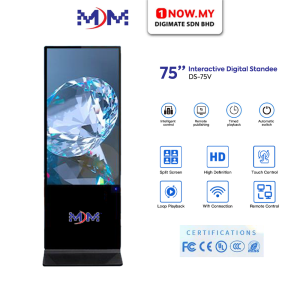 MDM Indoor 75" Interactive Digital Standee DS-75V