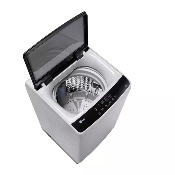 LG 8kg Non Inverter Top Load Washing Machine Middle Free Silver T2108NBTM | 3 Star Energy Efficient - Image 6