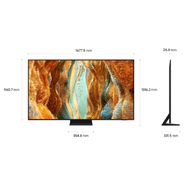 SAMSUNG 75" Neo QLED QN70F 4K Vision AI Smart TV QA75QN70FAKXXM - Image 2
