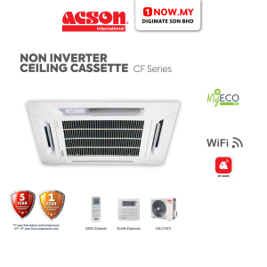 ACSON 1HP / 1.5HP Non Inverter Ceiling Cassette CF Series A3CK10CF / A3CK15CF