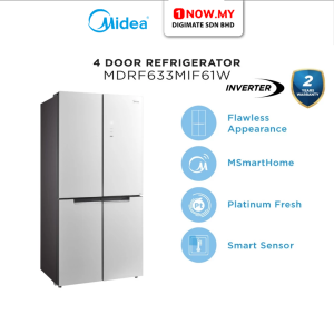 MIDEA 580L Inverter Quattro 4 Doors Smart Refrigerator (Wifi) MDRF633MIF61W