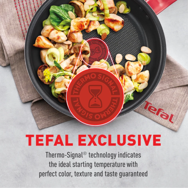 TEFAL So Chef 2 Pcs Set (Fypan 24cm & Deep Frypan 28cm) G135S2 (G135S295) | Induction Base - Image 4