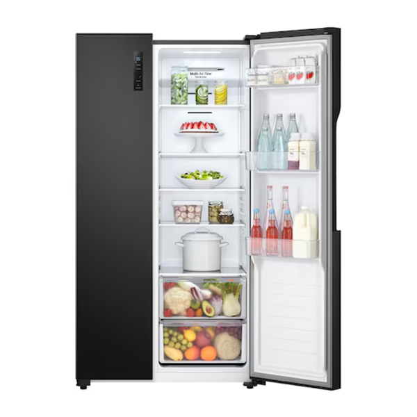 LG 508L Inverter Side-by-Side Fridge Essence Matte Black GCFB507PLAM | No Frost - Image 3