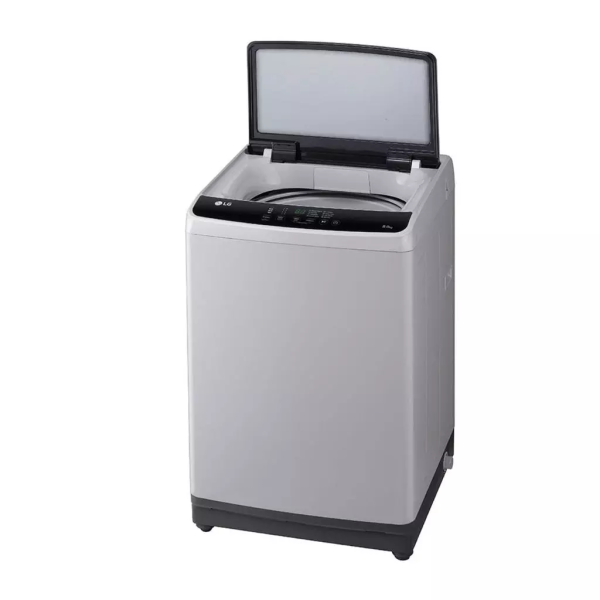 LG 8kg Non Inverter Top Load Washing Machine Middle Free Silver T2108NBTM | 3 Star Energy Efficient - Image 3