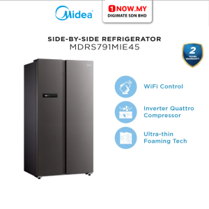 MIDEA 730L Inverter Quattro Side-By-Side Refrigerator MDRS791MIE45