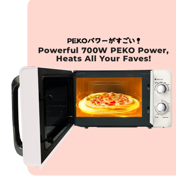 SHARP 20L Microwave Oven Peko R220EFWHMA (Cream White) | 3 Star Energy Efficient - Image 3