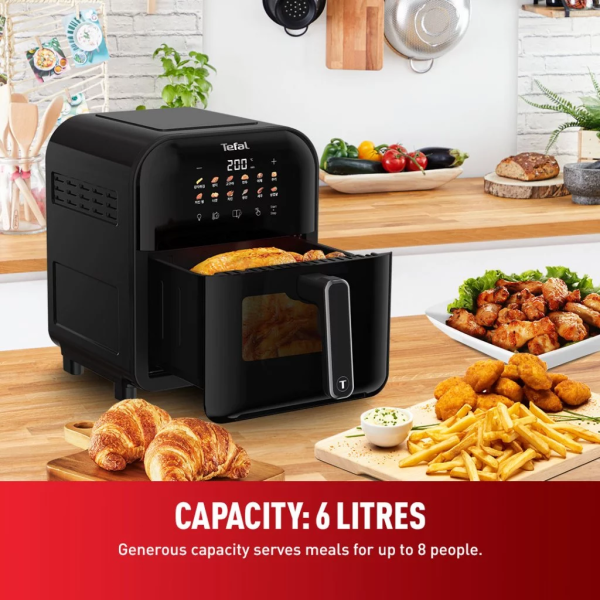 TEFAL 6L Easy Fry Window Air Fryer Digital (EY8218) EY821865 - Image 8