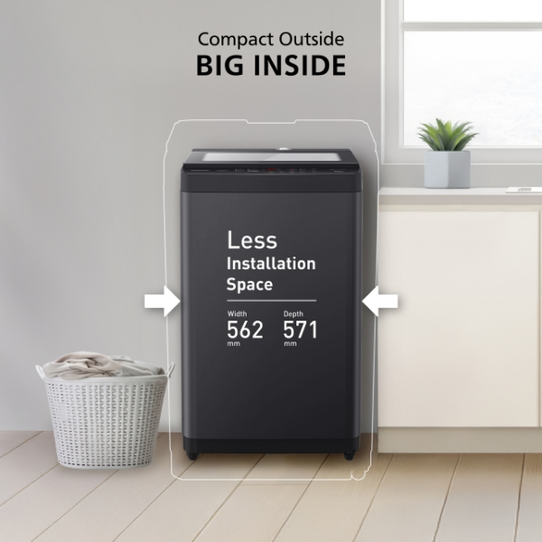 PANASONIC 8.5kg Top Load Washer NA-F85S11BRT | 4 Star Energy Efficient - Image 7