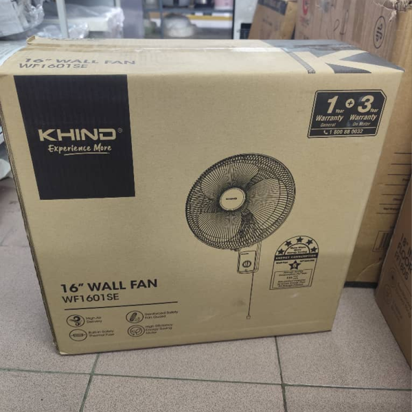 KHIND 16" Wall Fan WF1601SE | 5 Star Energy Efficient - Image 4