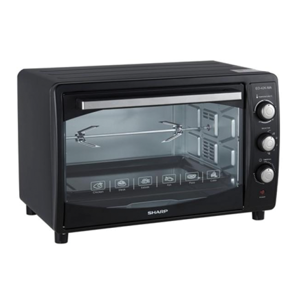 SHARP 42L Electric Oven EO-42K-MA | Grill / Toast / Bake / Broil Function - Image 2