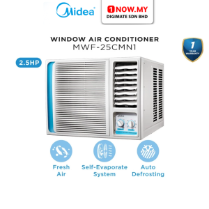 MIDEA 2.5HP Non-Inverter Window Air Conditioner MWF-25CMN1 [Pre Order]