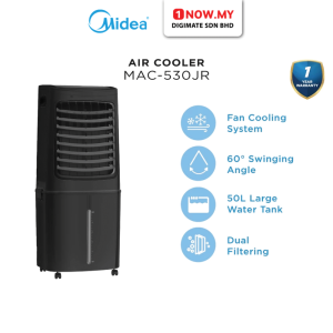 MIDEA 50L Air Cooler MAC-530JR | Dual Filtering