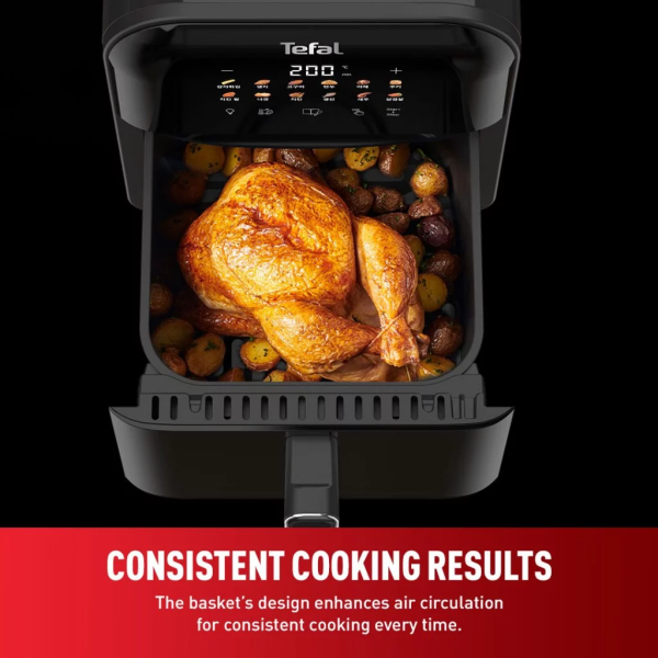TEFAL 6L Easy Fry Window Air Fryer Digital (EY8218) EY821865 - Image 5