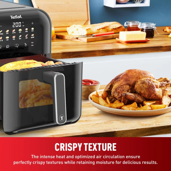 TEFAL 6L Easy Fry Window Air Fryer Digital (EY8218) EY821865 - Image 4