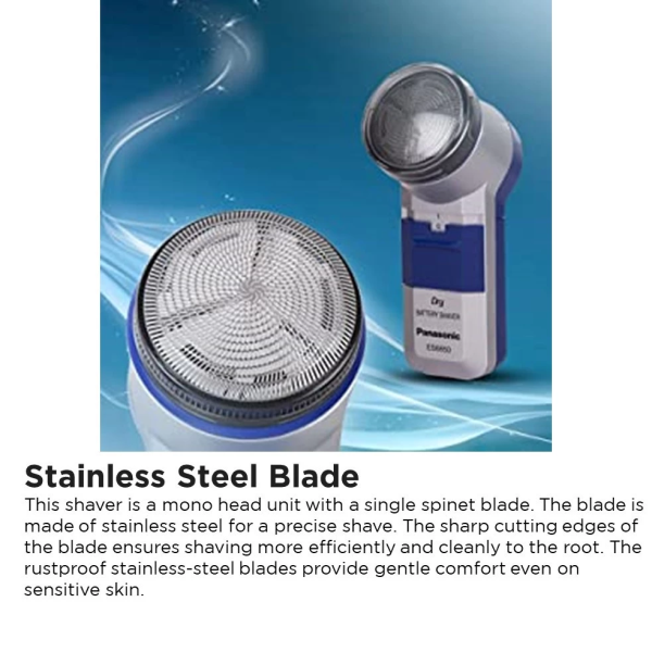 PANASONIC Compact Shaver Spinet ES6850 (AA Battery Operated) - Image 6