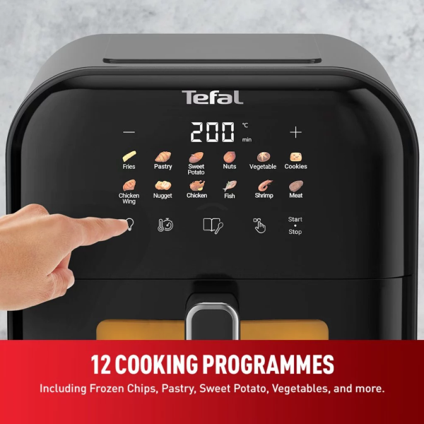 TEFAL 6L Easy Fry Window Air Fryer Digital (EY8218) EY821865 - Image 7