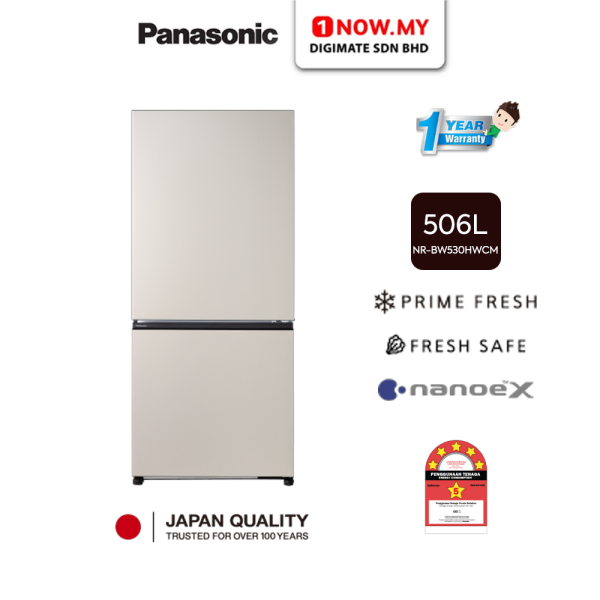 PANASONIC 506L Inverter Prime+ Essential BMF Fridge NR-BW530HWCM | 5 Star Energy Efficient