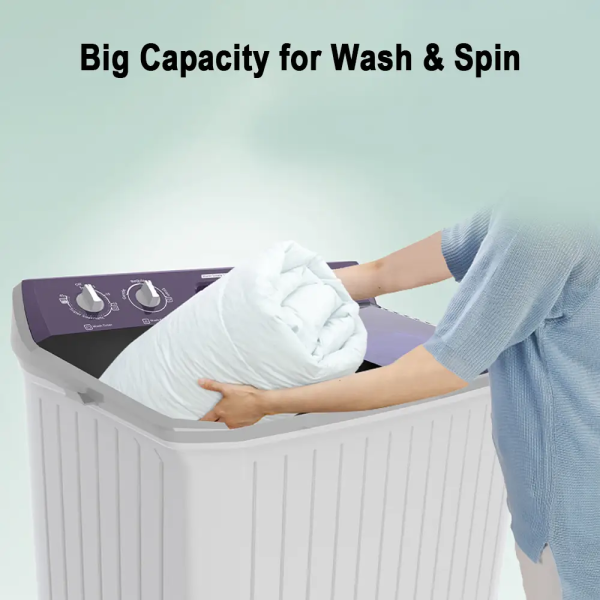 PANASONIC 12kg/8kg Twin Tub Washer NA-W120G1VRT - Image 5