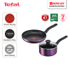 TEFAL Cooking Source 3pcs Set Cookware (Frypan + Saucepan + Lid) B504S2 | Non Stick