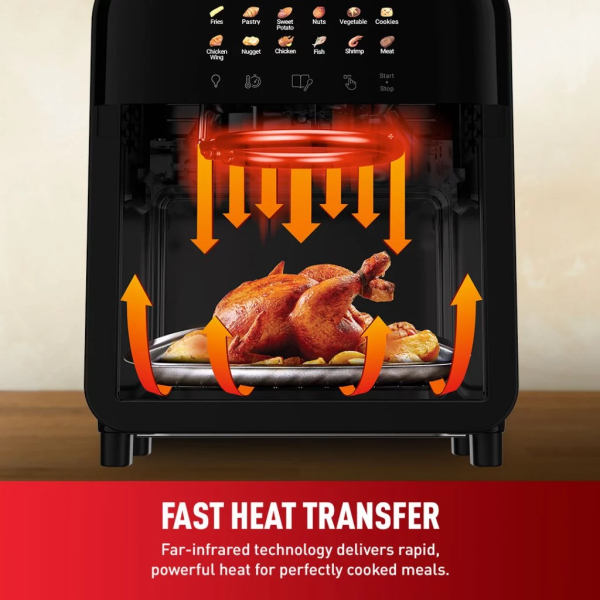 TEFAL 6L Easy Fry Window Air Fryer Digital (EY8218) EY821865 - Image 3