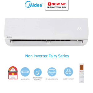MIDEA 1HP 1.5HP 2HP 2.5HP Non-Inverter Air Conditioner MSMF-10CRN8 / 13CRN8 / 19CRN8 / 25CRN8 | Fairy Series Wall Mount