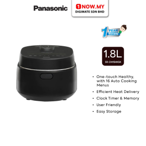PANASONIC 1.8L Microcomputer Rice Cooker SR-DM184KSK