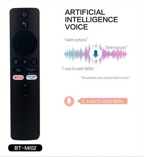 MI/XIAOMI Replacement Remote Control BT-M102 | Netflix Prime Video Google Assistant Voice - Image 6