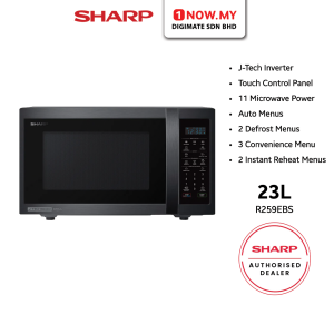 SHARP 23L Inverter Microwave Oven R259EBS | Touch Control