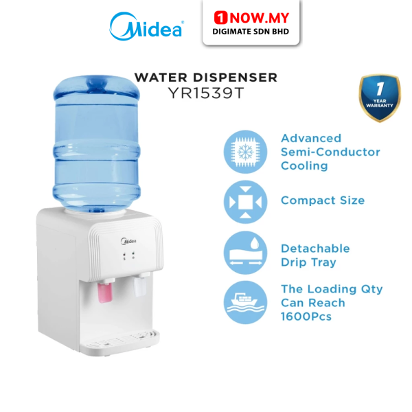MIDEA Hot & Warm Tabletop Water Dispenser YR1539T