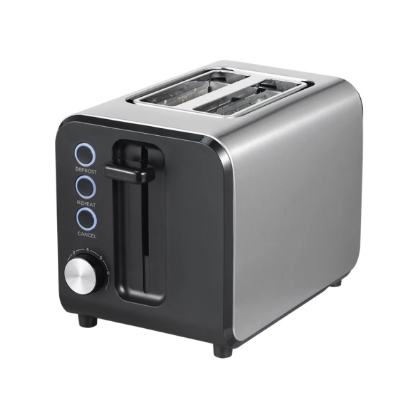 MIDEA Bread Toaster 2 Slice MTO9502SBMK | Defrost Reheat Functions - Image 4