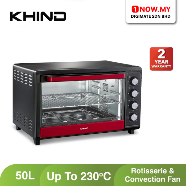 KHIND 50L Electric Oven OT50 | Convection Rotisserie