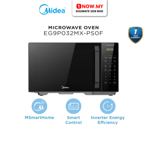 MIDEA 30L Inverter Digital Microwave Oven EG9P032MX-PS0F | WIFI Control 4 Star Energy Efficient