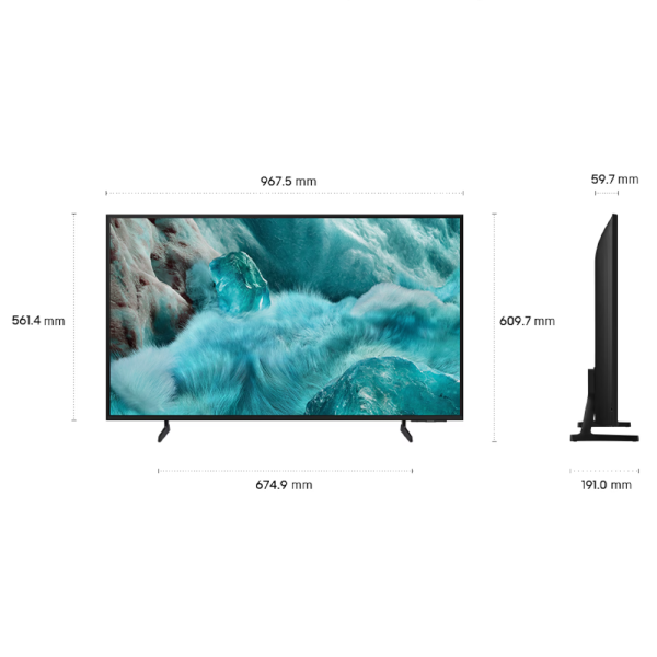 SAMSUNG 43" Q7F QLED 4K Vision AI Smart TV QA43Q7FAAKXXM - Image 2