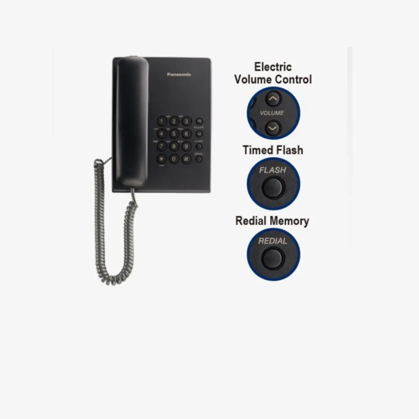 PANASONIC Single Line Phone KX-TS500ML (Switchable Tone / Pulse Settings) - Image 5
