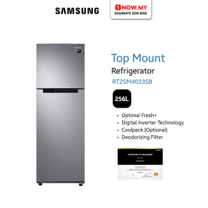 SAMSUNG 256L Inverter TMF Refrigerator SpaceMax RT25M4033S8