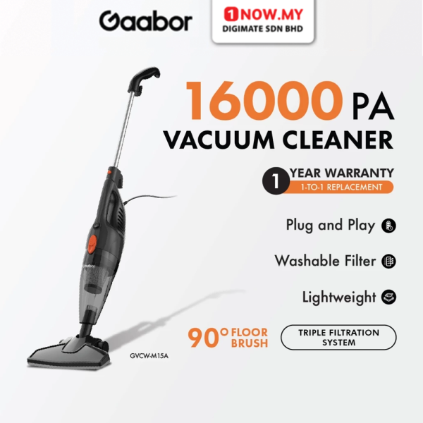 GAABOR Vacuum Cleaner Corded Handheld 16000Pa GVCW-M15A | Strong Suction