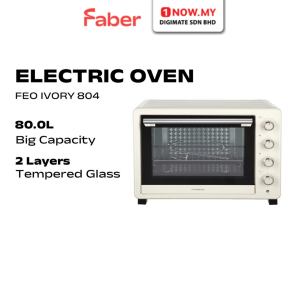 FABER 80L Electric Oven FEO IVORY 804 | 5 Star Energy Efficient
