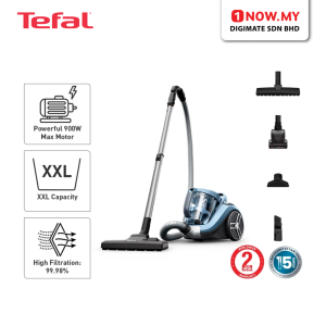 TEFAL Compact Power Vacuum Cleaner Bagless TW4B71HA | Advanced Cyclonic Filtration