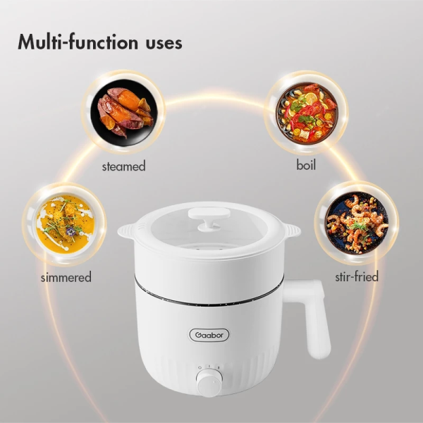GAABOR 1.5L Mini Multi Cooker Non Stick EC-15M01A - Image 3