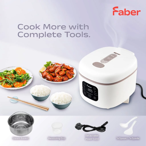 FABER 1.5L Digital Rice Cooker FRC K15-LS | Non Stick - Image 6