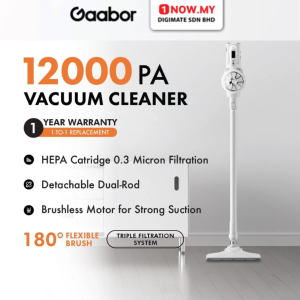 GAABOR Vacuum Cleaner Cordless Lightweight Multi-Attachments CW-12T01A